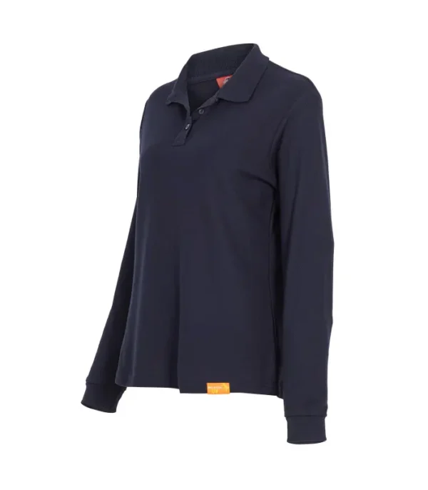 Polera Polo 60% Algodón Manga Larga Mujer - Imagen 3